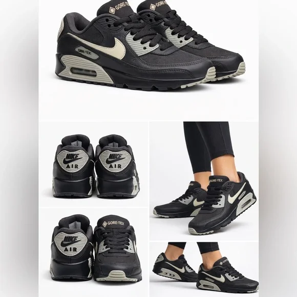 Nike Air Max 90 Gore‑Tex Sneakers Weatherproof/ Size 5 W Excellent Condition - Picture 3 of 3